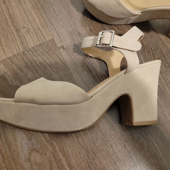 Chinese laundry platform wedge sandals size 10 - Picture 4 of 7